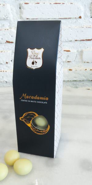 Macadamia Coated in White Chocolate